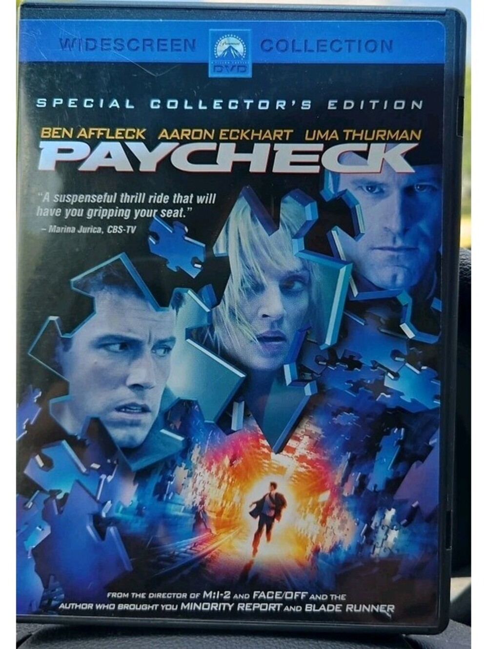 Paycheck (DVD, 2004, Widescreen) New Sealed